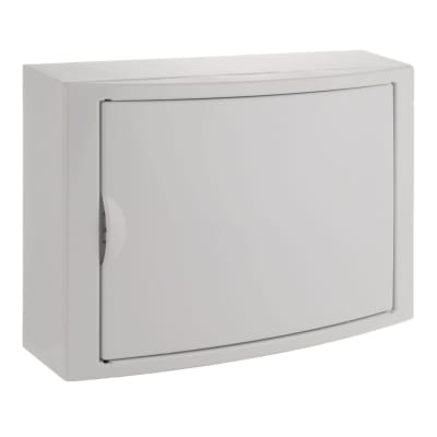 TABLERO ADOSADO TERMOPLASTICO 14P PUERTA BLANCA HORI 362X250X104MM SOLERA