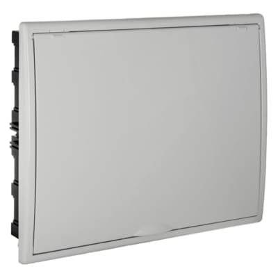 TABLERO EMPOTRADO TERMOPLASTICO 40P PUERTA BLANCA VERTICAL 393X327X71MM SOLERA