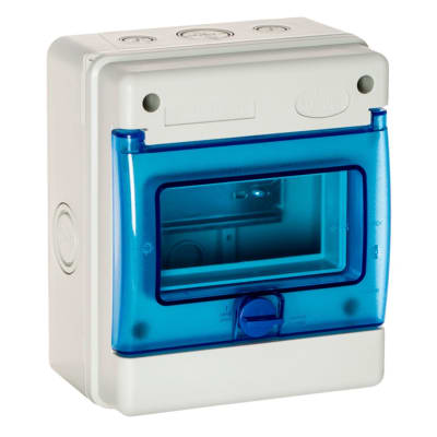 TABLERO ADOSADO TERMOPLASTICO 6P IK08 IP65 S/BORNE 170X200X115MM (EETROQUELADO INFERIOR SUEERIOR LATERALES) SOLERA