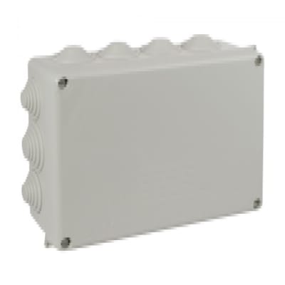 CAJA DE PASE CON CONOS GRIS 220X170X80MM SOLERA