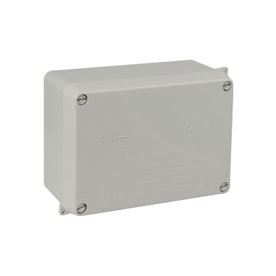 CAJA DE PASE SIN CONOS GRIS 153X110X63MM SOLERA