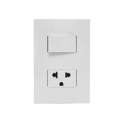 INTERRUPTOR + TOMACORRIENTE UNIVERSAL BL SIMON