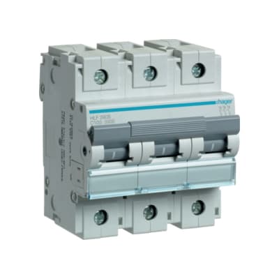 INT. RIEL TERMOMAGNETICO HLF 3P 100A. C 10KA/400V HAGER