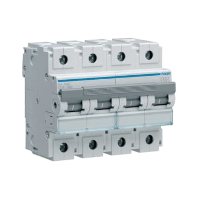 INT. RIEL TERMOMAGNETICO HLF 4P 125A. C 10KA/400V HAGER