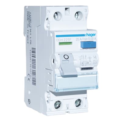 INT. DIFERENCIAL SUPERINMUNIZADO 2P 40A. TIPO A. 30MA. HAGER