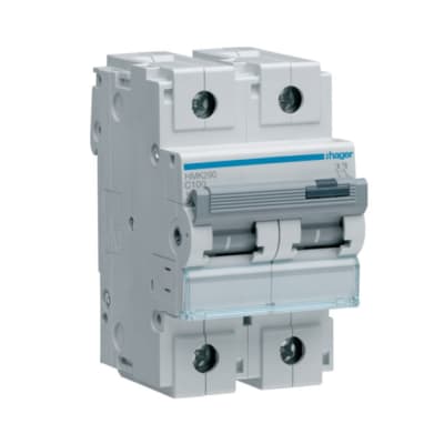 INT. RIEL TERMOMAGNETICO HMK 2P 100A. C 30KA/400V HAGER
