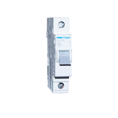 INT. RIEL TERMOMAGNETICO NC 1P 2A. C 10KA/230V HAGER