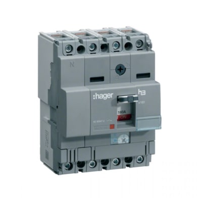 ITM CAJA MOLDEADA REG. H3 X160 4P (39.69-63A) TA/MF 85KA/240V HAGER
