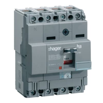 ITM CAJA MOLDEADA REG. H3 X160 4P (78.75-125A) TA/MF 85KA/240V HAGER