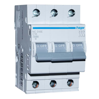 INT. RIEL TERMOMAGNETICO NC 3P 20A C 10KA/415V HAGER