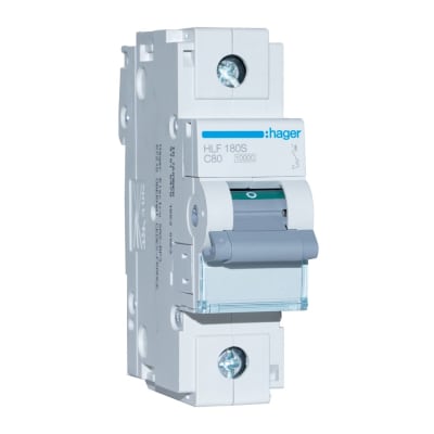 INT. RIEL TERMOMAGNETICO HLF 1P 100A. C 10KA/400V HAGER