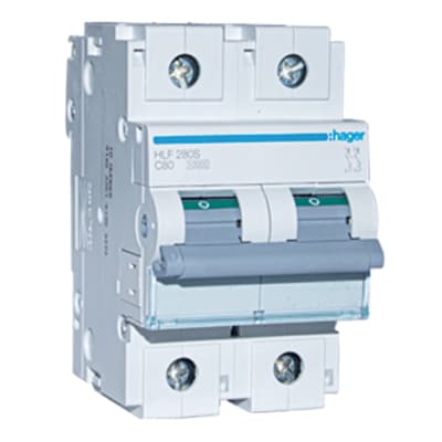 INT. RIEL TERMOMAGNETICO HLF 2P 100A C 10KA/400V HAGER
