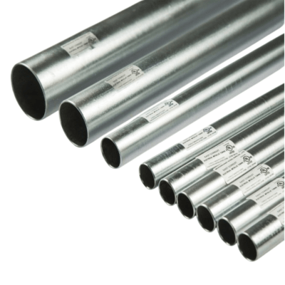 TUBO CONDUIT EMT 4'' DE 3MTS GALVANIZADO EN CALIENTE CON UL E340594 MODELO: WFG WEIFANG