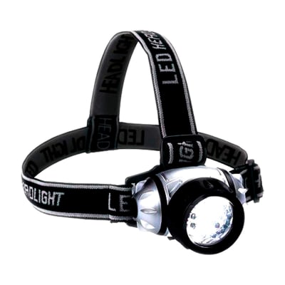 KIT LINTERNA MANOS LIBRES Y MINI LINTERNA MACROTEL