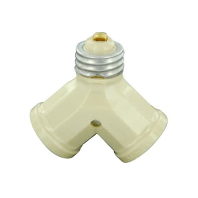 SOCKET E27 DOBLE BAQUELITA LEVITON