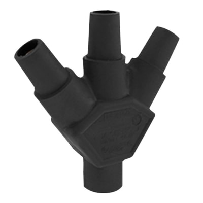 ENCHUFE MULTIPLE (1 MALE / 3 FEMALE) CAM TYEE 400A 600V NEGRO (CAM LOCK) LEVITON