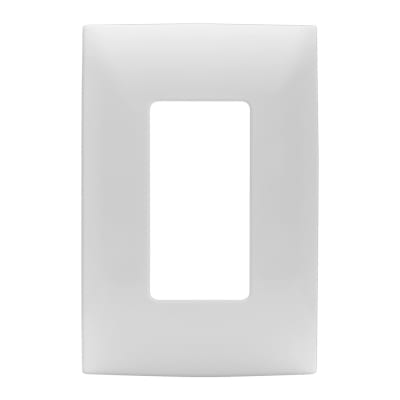 PLACA SIMPLE 3 MODULOS PARA TOMA UNIVERSAL GFCI CIEN BLANCA (5835-W) LEVITON