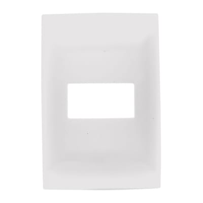 PLACA SIMPLE 1 MODULO CIEN BLANCA LEVITON