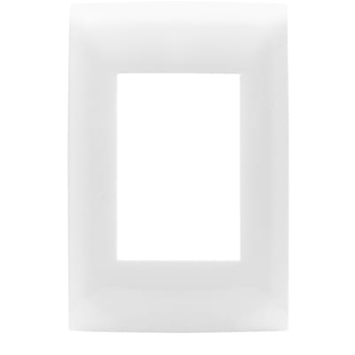 PLACA SIMPLE 3 MODULOS CIEN BLANCA LEVITON