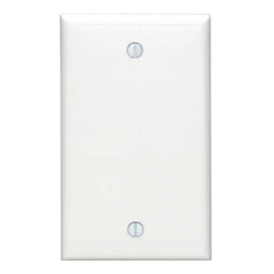 PLACA CIEGA NYLON BLANCO LEVITON