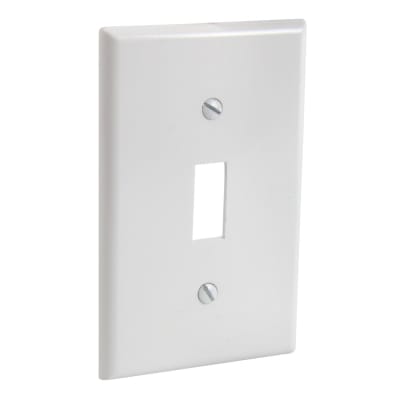 PLACA SIMPLE P/INTERUPTOR BAQUELITA BLANCA LEVITON