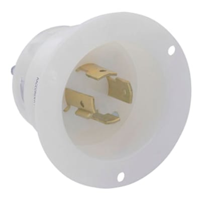 ENCHUFE EMPOTRABLE 3X20A 250V L15-20P CON SEGURO LEVITON