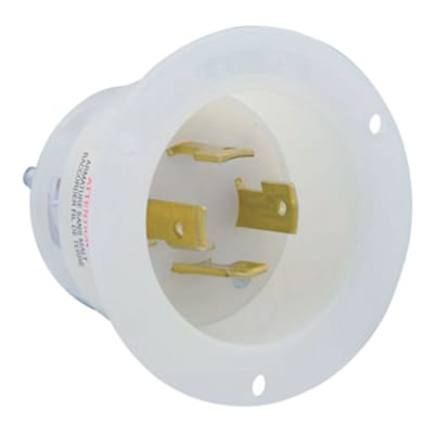 ENCHUFE EMPOTRABLE 3X30A 480V L16-30P CON SEGURO LEVITON