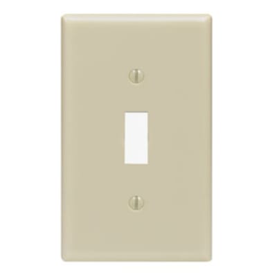 PLACA SIMPLE P/INTERUPTOR BAQUELITA MARFIL LEVITON