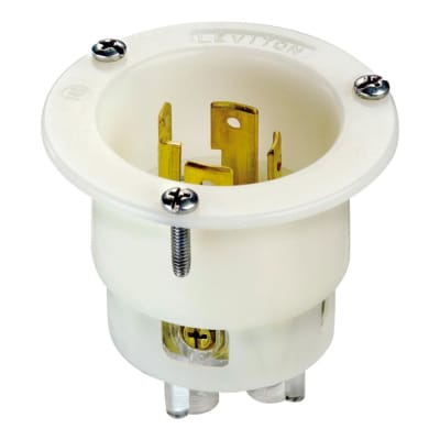 ENCHUFE EMPOTRABLE 3X30A 250V L15 C/SEGURO LEVITON