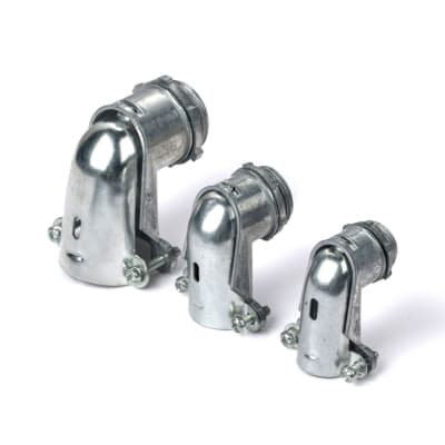 CONECTOR CURVO CONDUIT SIMPLE CON UL DE 1/2'' PARA T/FLEXIBLE MET. NAAVI CONDUIT