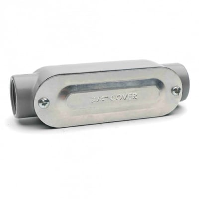 CAJA CONDULET TIPO C 2'' FORM 35 DE ALUMINIO C/TAPA Y EMPAQUETADURA NAAVI CONDUIT