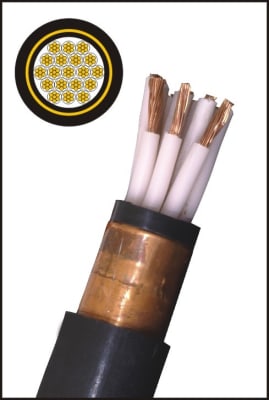 CABLES FLEXIBLES MULTIPOLAR 0,6/1 (1,2)KV NYSY 4x6MM CELSA