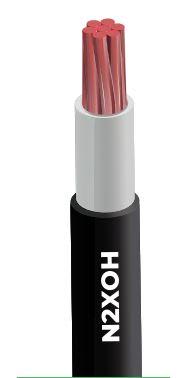 CABLES UNIPOLAR 0,6/1 (1,2)KV N2XOH 1x10MM CELSA