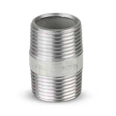 NIPLE GALVANIZADO 3/4'' X 1 1/2'' FIERRO GALVANIZADO PLATA WERKEN
