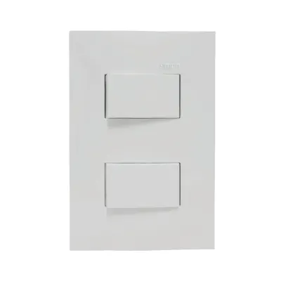 CONMUTADOR DOBLE S25 POLICARBONATO/ALUMINIO BLANCO 16A 250V SIMON