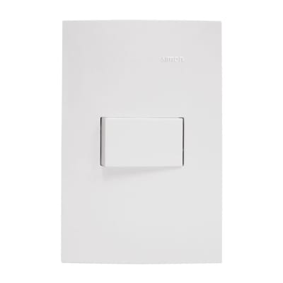 INTERRUPTOR DOBLE S25 BLANCO POLICARBONATO/ALUMINIO SIMON