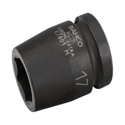 DADO DE IMPACTO 24MM HEXAGONAL ENCASTRE 1/2 BAHCO