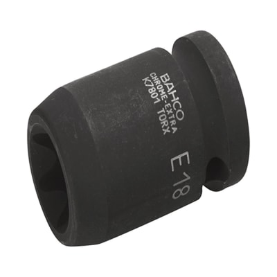 DADO IMPACTO TORX E14 ENCASTRE 1/2 BAHCO