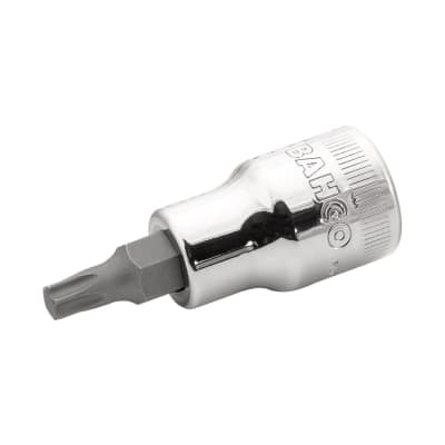 DADO DESTORNILLADOR TORX T30 DE ACERO PULIDO ENCASTRE 1/2'' BAHCO