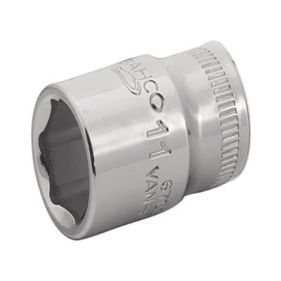 DADO HEXAGONAL 1/4'' MODELO 11MM DE ACERO DE ALTO RENDIMIENTO BAHCO
