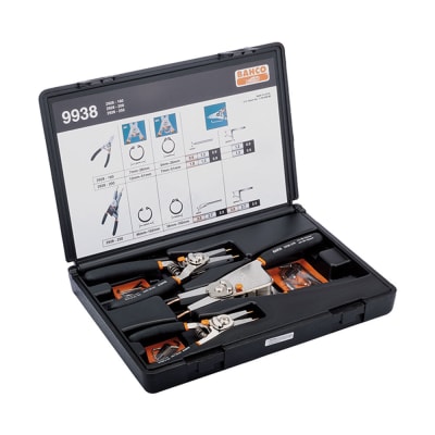 JUEGO PINZAS P/ANIL I/E 3P BAHCO