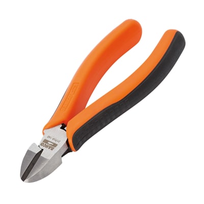 ALICATE DE CORTE DIAGONAL 160MM ACERO VANADIO PULIDO BAHCO