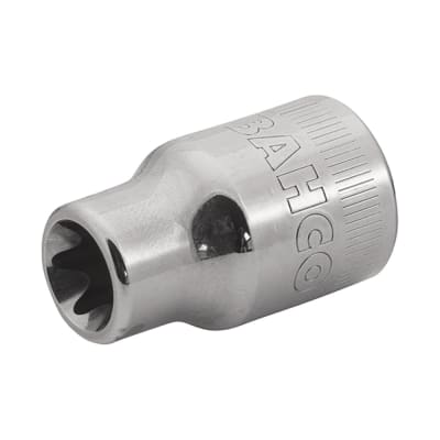 DADO TORX HEMBRA E18 DE ACERO PULIDO 1/2 BAHCO