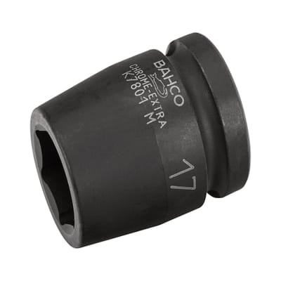 DADO IMPACTO 27MM HEXAGONAL ENCASTRE 1/2 BAHCO