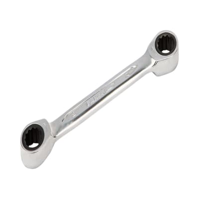 LLAVE PLANA CON CARRACA 8-9 MM BAHCO
