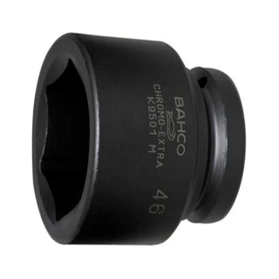 DADO IMPACTO 27MM HEXAGONAL ENCASTRE 1'' BAHCO