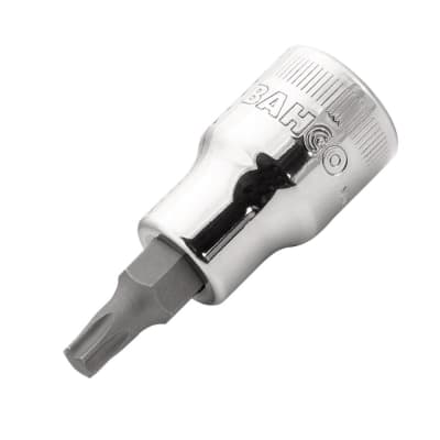 DADO DESTORNILLADOR TORX T27 DE ACERO MATE 1/2 PULGADA BAHCO