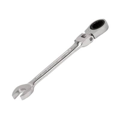 LLAVE COMBINADA CARRACA ARTICULADA 148MM CROMADA DE ACERO BAHCO