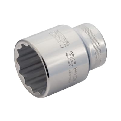 DADO HEXAGONAL DE ACERO METRICO 19MM DH ENC 3/4 BAHCO