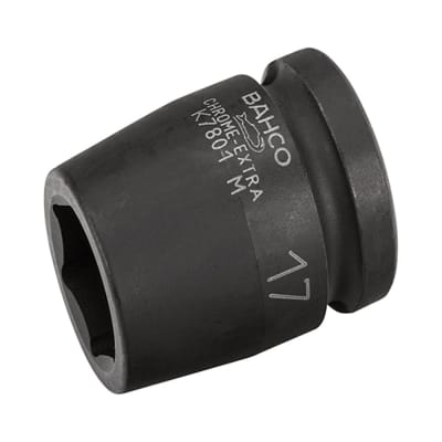 DADO DE IMPACTO 16MM HEX ENC 1/2 ACERO PAVONADO BAHCO